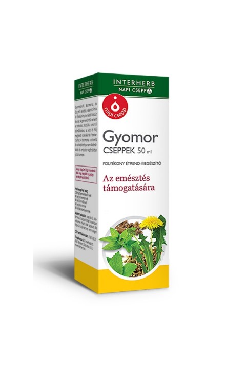 INTERHERB NAPI CSEPP Gyomor cseppek 50ml - Az emésztés támogatására