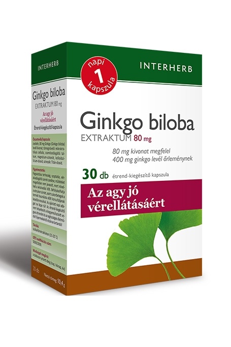 Vuil Spotlijster leider INTERHERB DAILY1 Ginkgo Biloba Extract 80 mg